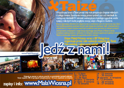 Wakacje w Taiz&eacute; 2010 - Plakat
